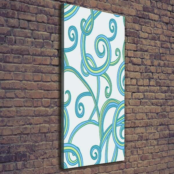 Foto auf leinwand vertikales Abstrakte Spiralen