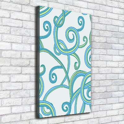 Foto auf leinwand vertikales Abstrakte Spiralen