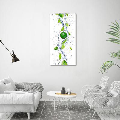 Wandbild vertikales Kalk