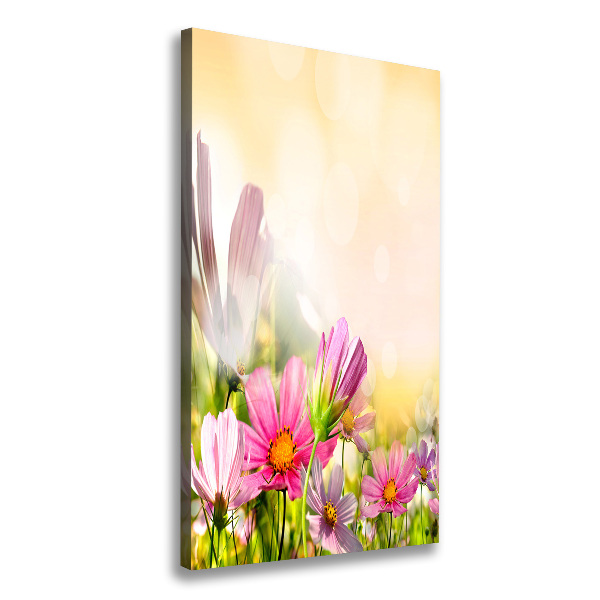Wandbild vertikales Wildblumen