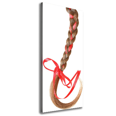Foto auf leinwand vertikales Flechten