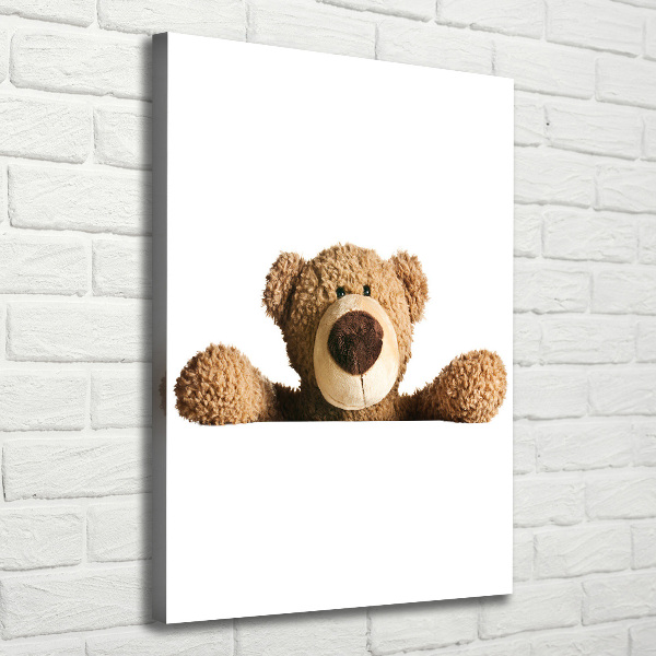 Foto auf leinwand vertikales Teddybär