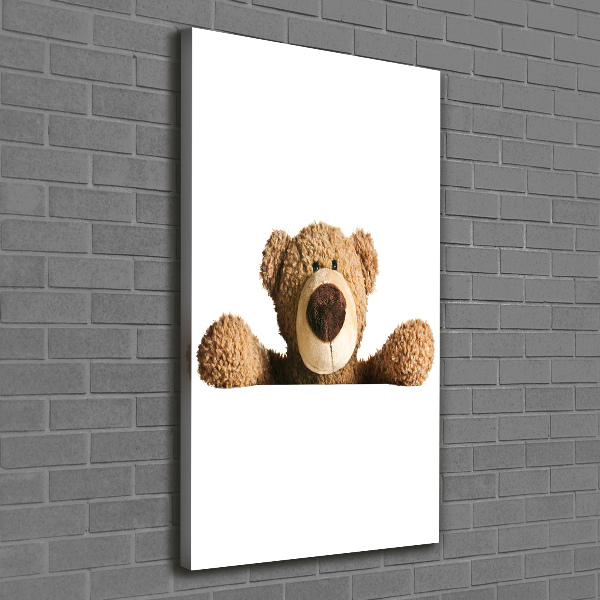 Foto auf leinwand vertikales Teddybär