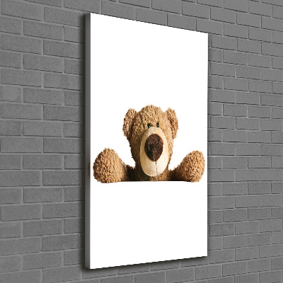 Foto auf leinwand vertikales Teddybär