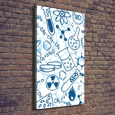 Foto leinwand vertikales Hintergrund in Chemie