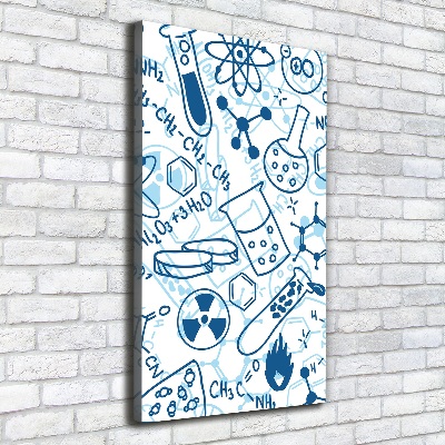 Foto leinwand vertikales Hintergrund in Chemie