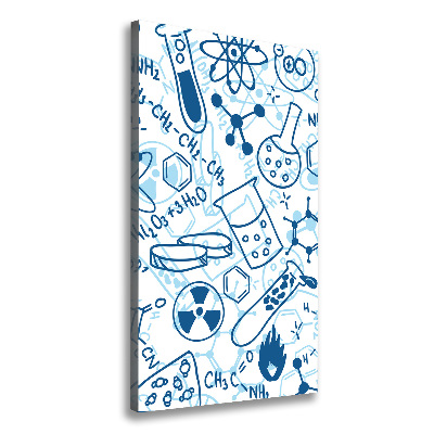 Foto leinwand vertikales Hintergrund in Chemie