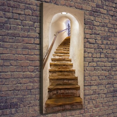 Foto auf leinwand vertikales Treppe im Schloss
