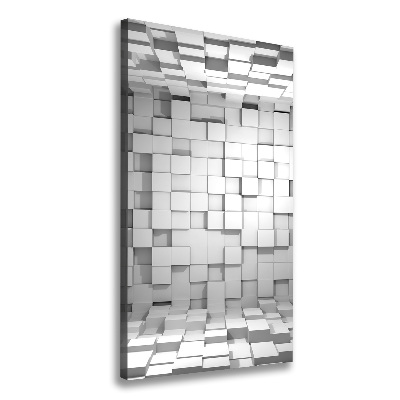 Foto leinwand vertikales Würfel