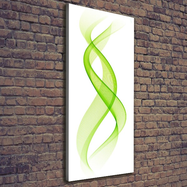 Wandbild vertikales Bunte Wellen