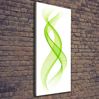 Wandbild vertikales Bunte Wellen