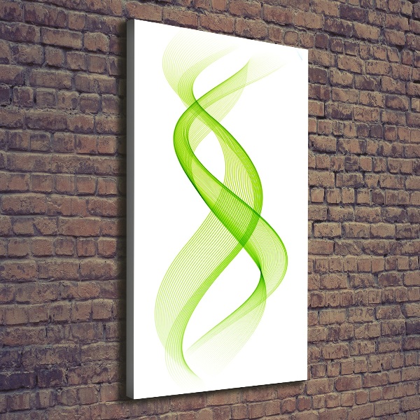 Wandbild vertikales Bunte Wellen