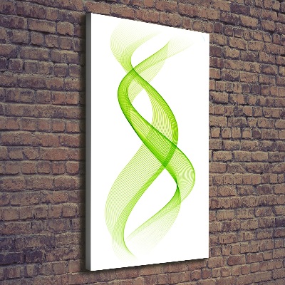 Wandbild vertikales Bunte Wellen