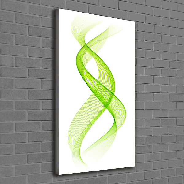 Wandbild vertikales Bunte Wellen