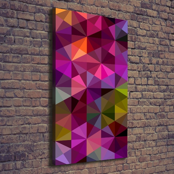 Wandbild vertikales Abstrakte Wellen