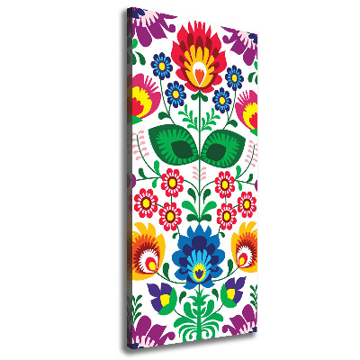 Wandbild vertikales Ethnisches Muster