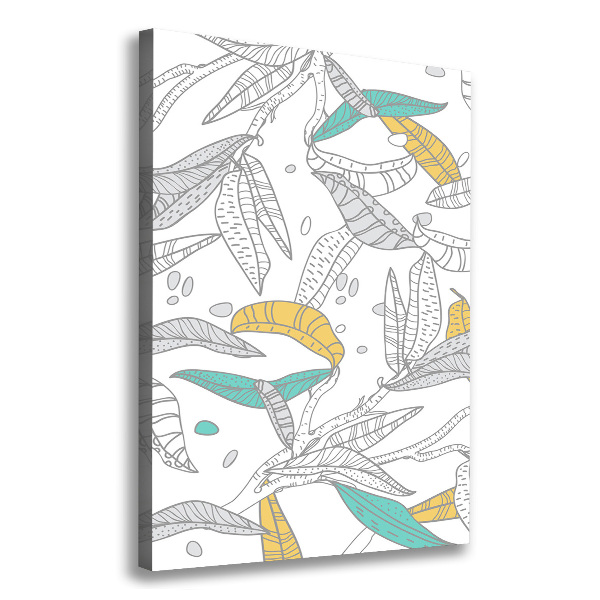 Foto leinwand vertikales Bunte Blätter