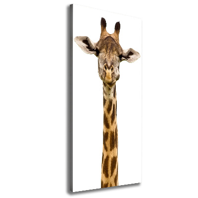 Foto auf leinwand vertikales Giraffe