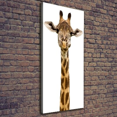 Foto auf leinwand vertikales Giraffe
