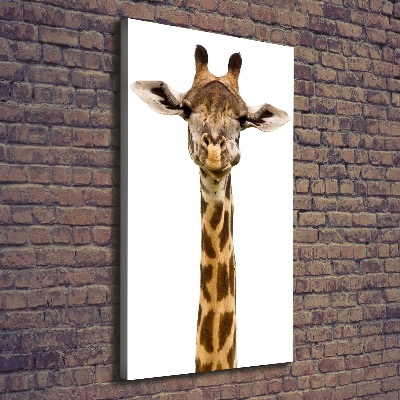 Foto auf leinwand vertikales Giraffe