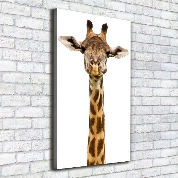 Foto auf leinwand vertikales Giraffe