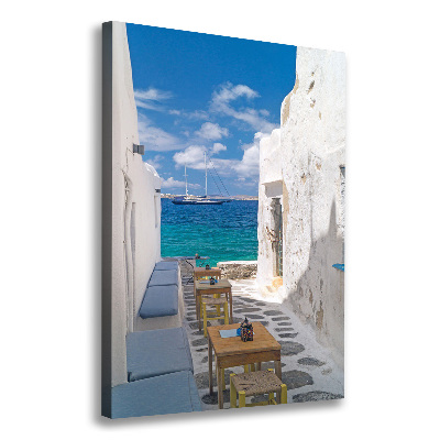 Foto auf leinwand vertikales Griechische Straßen