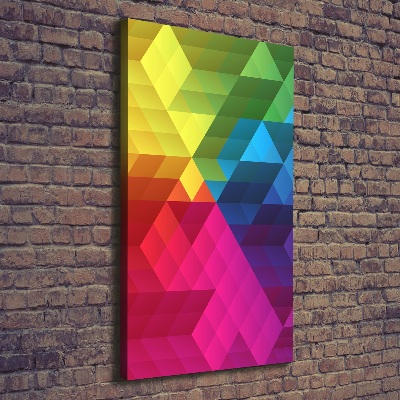 Wandbild vertikales Geometrischer Hintergrund