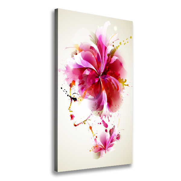 Wandbild vertikales Abstrakte Frau