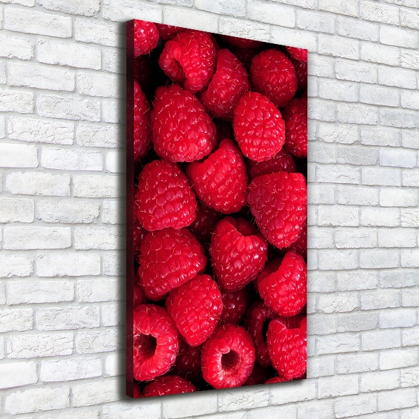 Wandbild vertikales Himbeeren