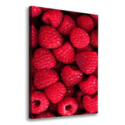 Wandbild vertikales Himbeeren