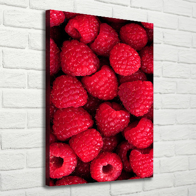 Wandbild vertikales Himbeeren