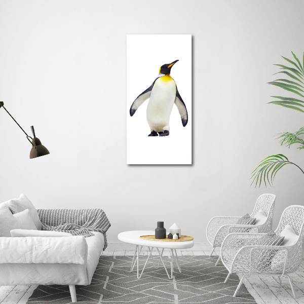 Foto leinwand vertikales Pinguin