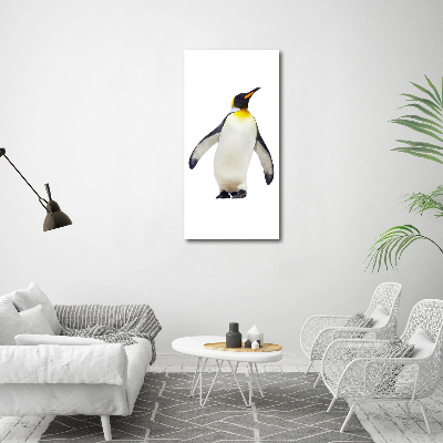 Foto leinwand vertikales Pinguin