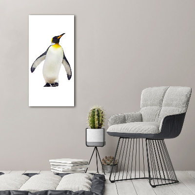 Foto leinwand vertikales Pinguin