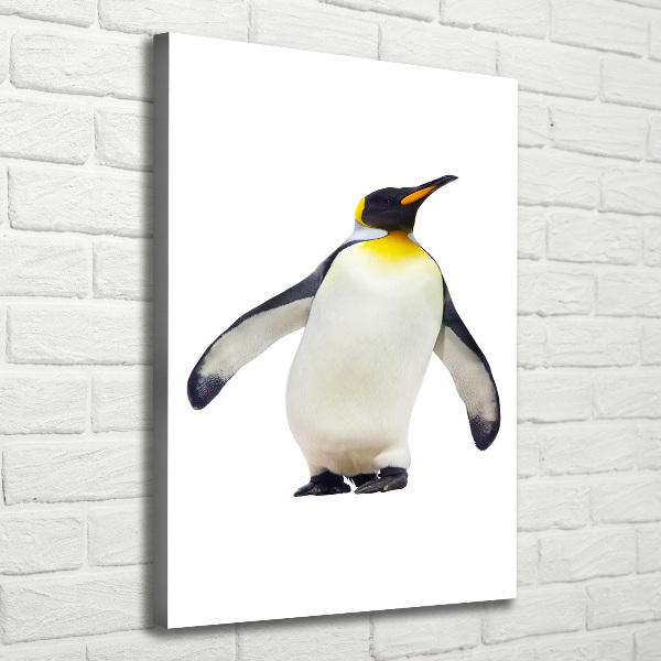Foto leinwand vertikales Pinguin