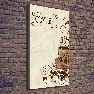 Wandbild vertikales Aromatischer Kaffee
