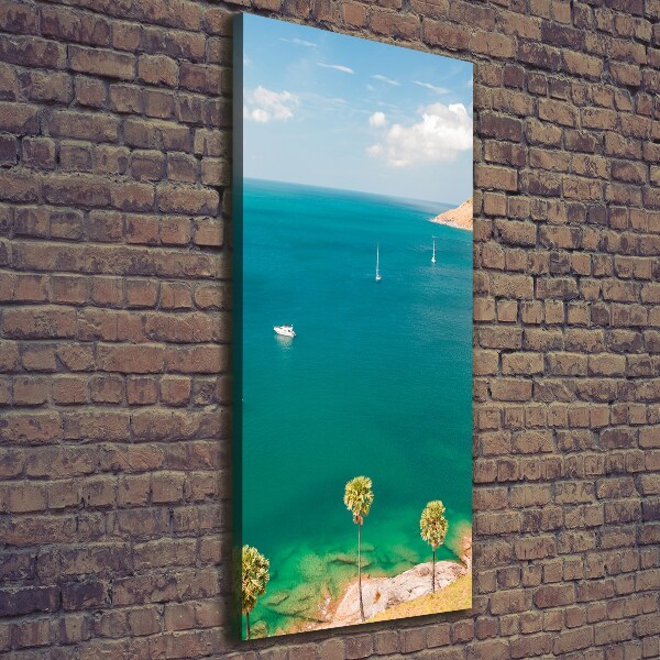 Foto auf leinwand vertikales Yachten Thailand