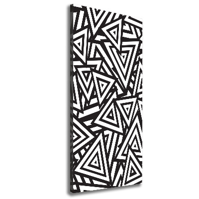 Wandbild vertikales Dreieckshintergrund