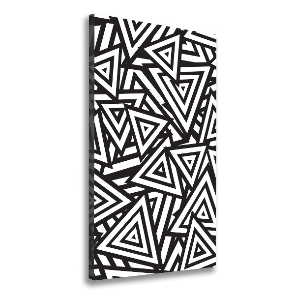 Wandbild vertikales Dreieckshintergrund