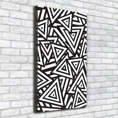 Wandbild vertikales Dreieckshintergrund