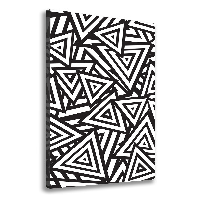 Wandbild vertikales Dreieckshintergrund