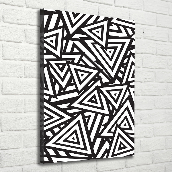 Wandbild vertikales Dreieckshintergrund