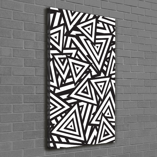 Wandbild vertikales Dreieckshintergrund