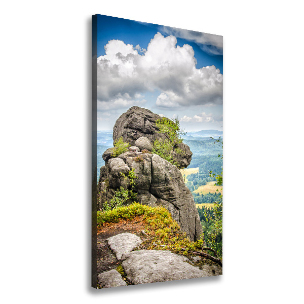 Foto leinwand vertikales Szczeliniec Wielki