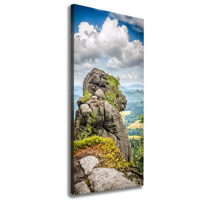 Foto leinwand vertikales Szczeliniec Wielki