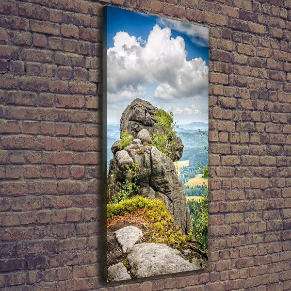 Foto leinwand vertikales Szczeliniec Wielki