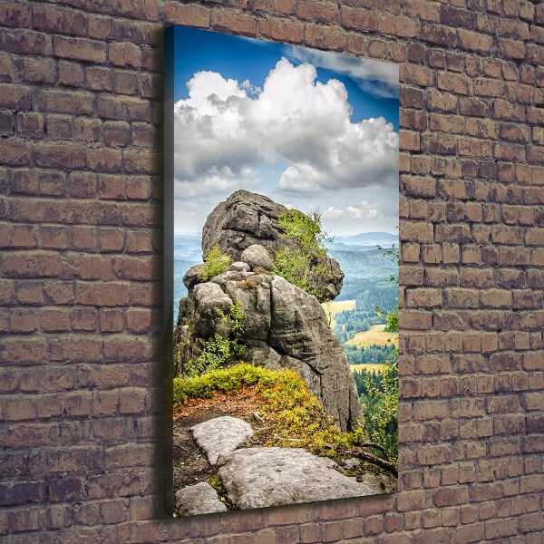 Foto leinwand vertikales Szczeliniec Wielki