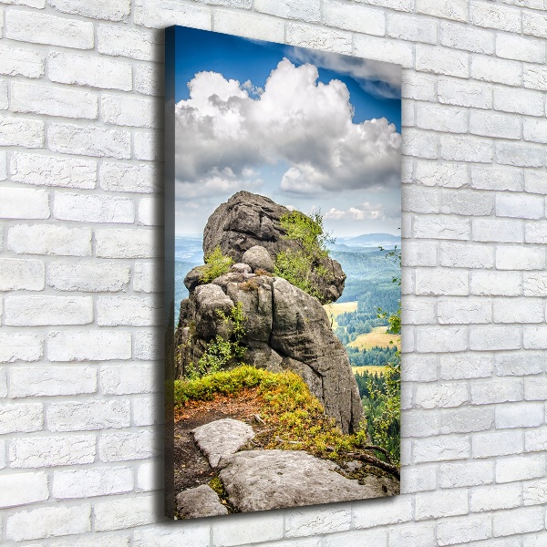 Foto leinwand vertikales Szczeliniec Wielki