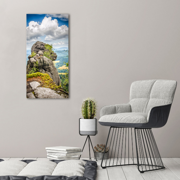 Foto leinwand vertikales Szczeliniec Wielki