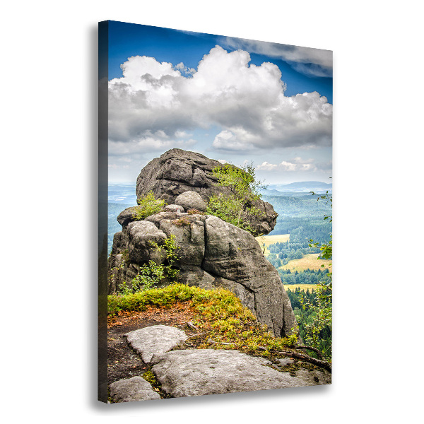 Foto leinwand vertikales Szczeliniec Wielki